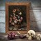 9Pcs Dark Academia Halloween Wall Art Prints – Vintage Witch, Skull & Floral Gothic Posters for Bedroom, Living Room & Gallery Wall, 8x10 & 8x8 Inches (Unframed)